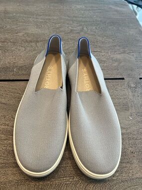 Rothys The Original Slip On Sneaker Knit Comfort Shoes Womens Size 9.5 Gray